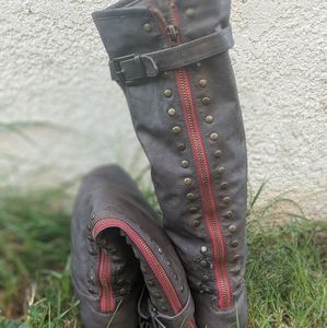 Distressed Boots